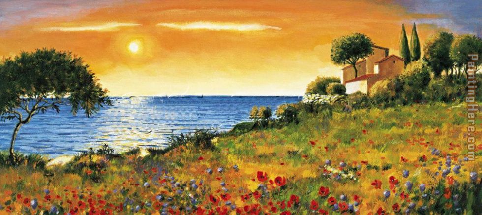 Sunlight Coast painting - Richard Leblanc Sunlight Coast art painting